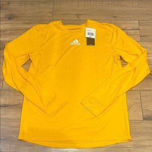 Adidas Creator Women’s Bright Yellow Long Sleeve Tech Tee